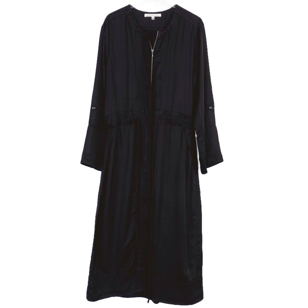 BURNING TORCH Little Black Dress Zippered Front Womens size S